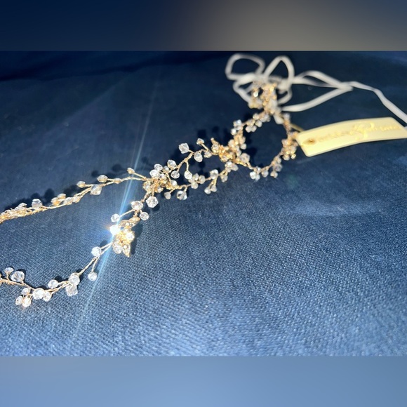 Brides & Hairpins - Gia Double Banded Halo Headpiece​ - Picture 6 of 6